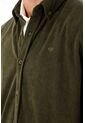 Tennis Camisa Con Textura Tipo Corduroy Verde Para Hombre de Tennis