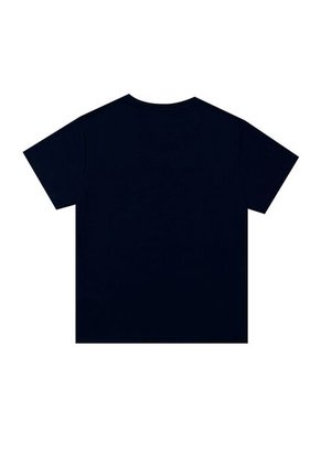 Camiseta Azul Con Estampado De Conchas Para Mujer