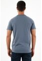 Camiseta Tipo Henley Azul Para Hombre de Tennis