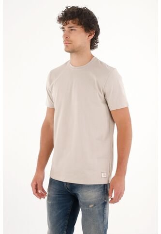 Tennis Camiseta En 100% Algodón Gris Para Hombre Tennis
