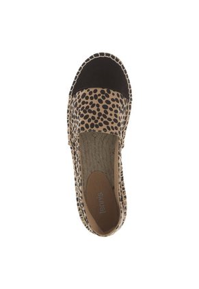 Alpargata tennis TNS Negro-Animal Print