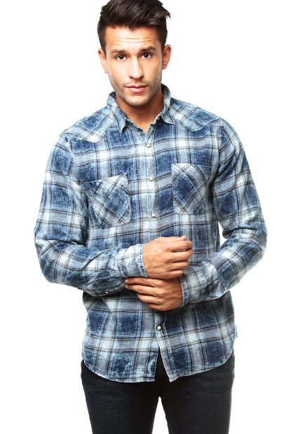 Camisa Azul tennis TNS