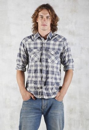 Camisa tennis TNS Azul-Gris