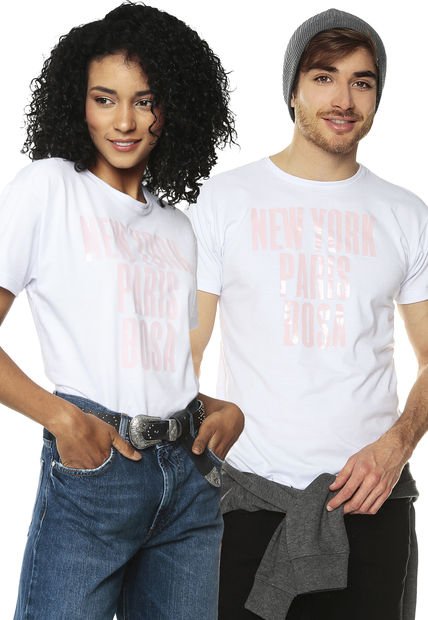 Camiseta Unisex Blanca The Bosa York Dream