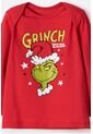 Pijama De Grinch Con Pantalón Largo Rojo Para Bebé Unisex 3-6 de THE GRINCH