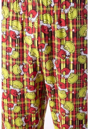 Pijama De Grinch Con Pantalón Largo Rojo Para Hombre XL