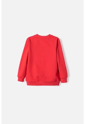 Buzo De Grinch Cerrado Rojo Para Niño Unisex 4T