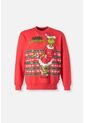 Buzo De Grinch Cerrado Rojo Para Adulto Unisex L de THE GRINCH