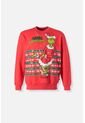 Buzo De Grinch Cerrado Rojo Para Adulto Unisex S de THE GRINCH