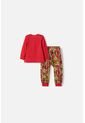 Pijama De Grinch Con Pantalón Largo Rojo Para Bebé 6-9 de THE GRINCH