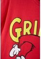 Pijama De Grinch Pantalón Largo Rojo Para Niño 4 de THE GRINCH