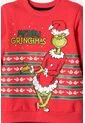 Buzo De Grinch Cerrado Rojo Para Niño Unisex 3T de THE GRINCH