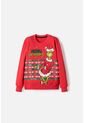 Buzo De Grinch Cerrado Rojo Para Niño 6 de THE GRINCH