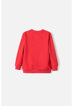 Buzo De Grinch Cerrado Rojo Para Niño Unisex 3T