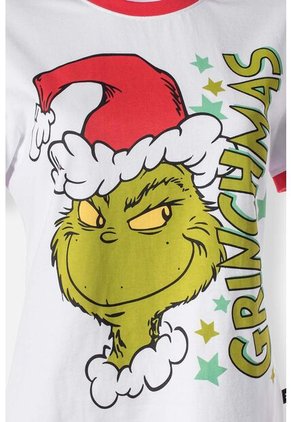 Camiseta The Grinch Slim Fir Para Mujer M