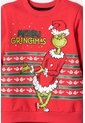 Buzo De Grinch Cerrado Rojo Para Niño Unisex 5T de THE GRINCH