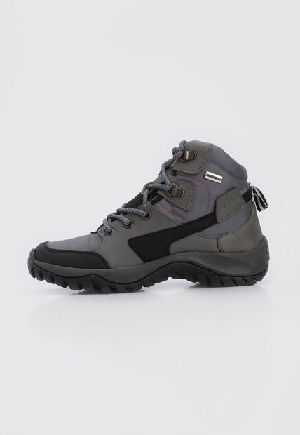 Bota Outdoor Gris-Negro-Fucsia Timberlake