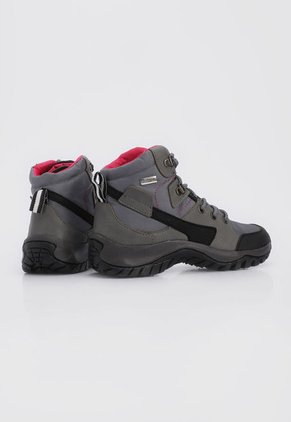 Bota Outdoor Gris-Negro-Fucsia Timberlake