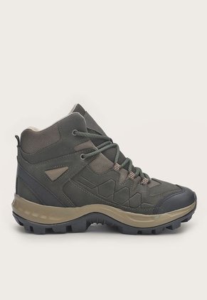 Bota Outdoor Verde Oliva-Café-Negro Timberlake