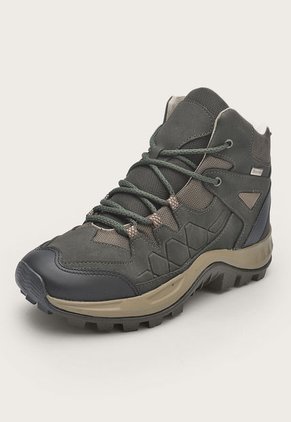 Bota Outdoor Verde Oliva-Café-Negro Timberlake