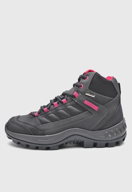 Bota Outdoor Negro-Fucsia-Gris Timberlake