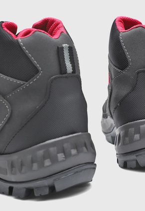 Bota Outdoor Negro-Fucsia-Gris Timberlake