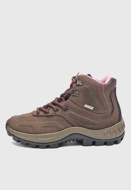 Bota Outdoor Café-Negro-Rosa Timberlake
