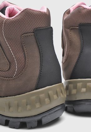 Bota Outdoor Café-Negro-Rosa Timberlake