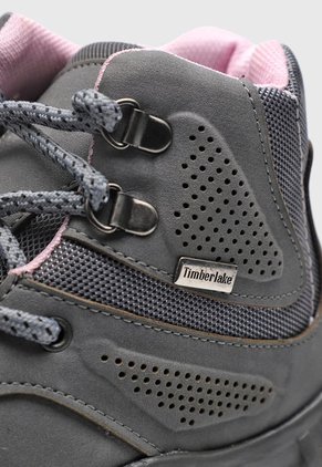Bota Outdoor Gris-Negro-Rosa Timberlake