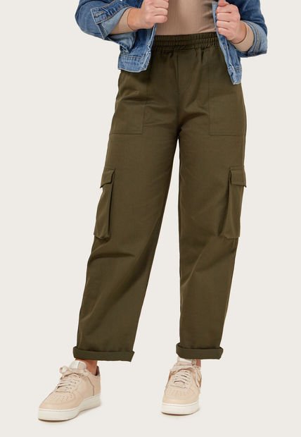 Pantalón Cargo Verde Oliva Timberlake