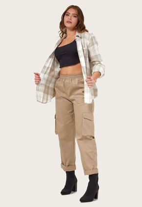 Pantalón Cargo Caqui Timberlake