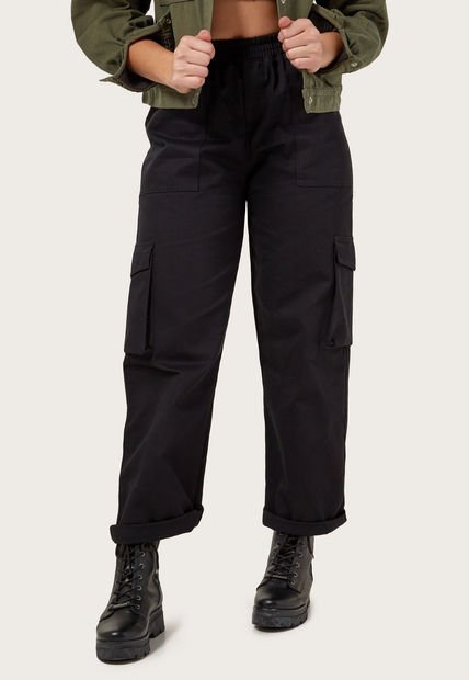 Pantalón Cargo Negro Timberlake