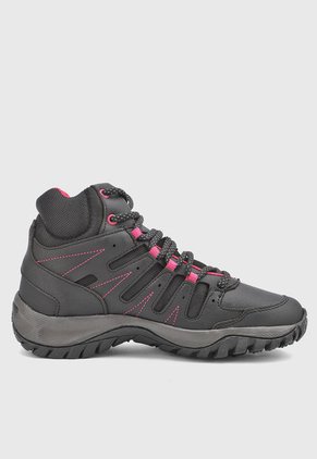 Bota Outdoor Negro-Fucsia-Gris Timberlake