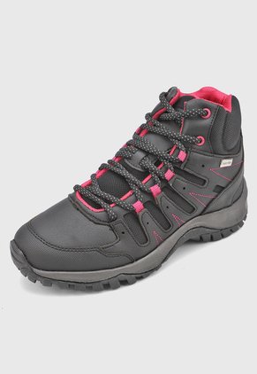 Bota Outdoor Negro-Fucsia-Gris Timberlake