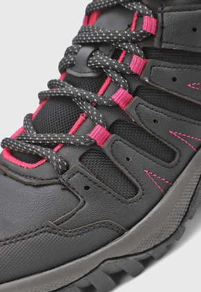 Bota Outdoor Negro-Fucsia-Gris Timberlake