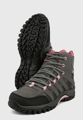 Bota Outdoor Gris-Negro-Rosado Timberlake