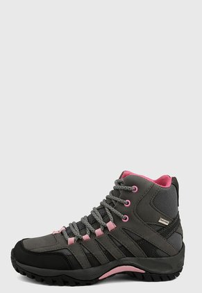Bota Outdoor Gris-Negro-Rosado Timberlake