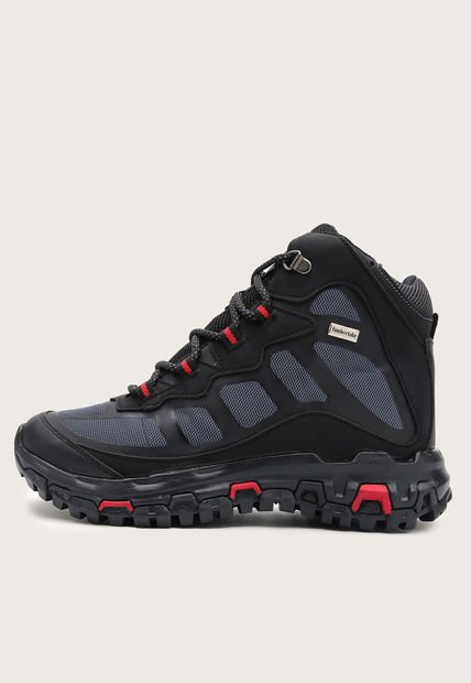 Bota Outdoor Negro-Gris-Rojo Timberlake