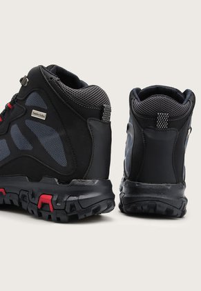Bota Outdoor Negro-Gris-Rojo Timberlake