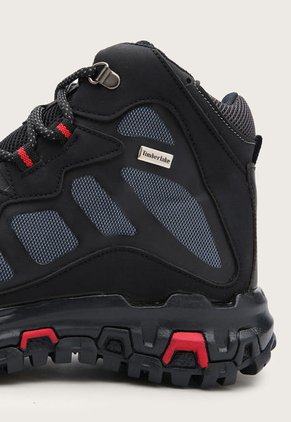 Bota Outdoor Negro-Gris-Rojo Timberlake