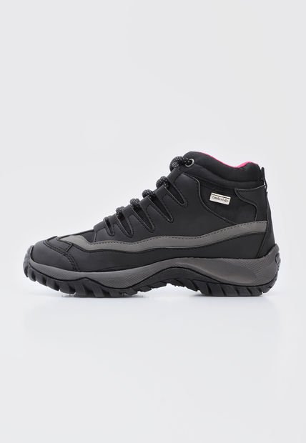 Bota Outdoor Negro-Gris-Fucsia Timberlake