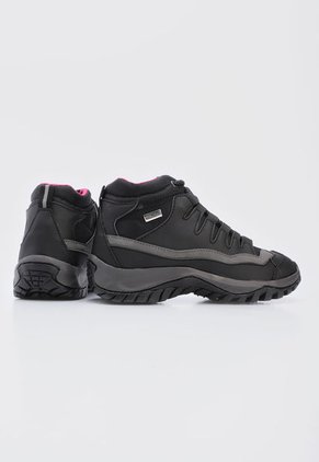 Bota Outdoor Negro-Gris-Fucsia Timberlake