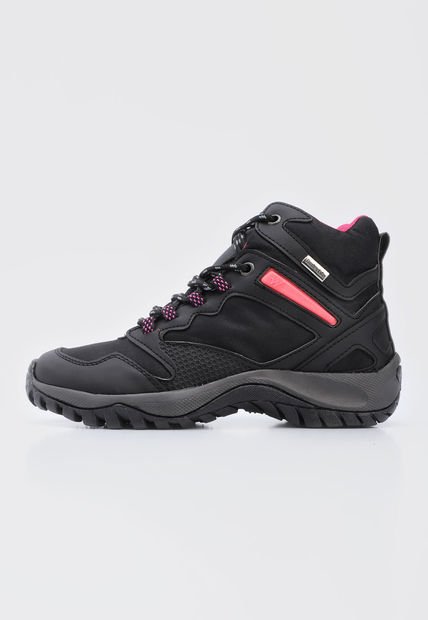 Bota Outdoor Negro-Gris-Fucsia Timberlake