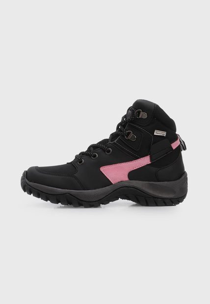 Bota Outdoor Negro-Gris-Rosa Timberlake