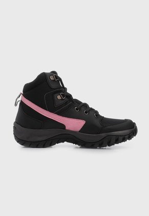 Bota Outdoor Negro-Gris-Rosa Timberlake