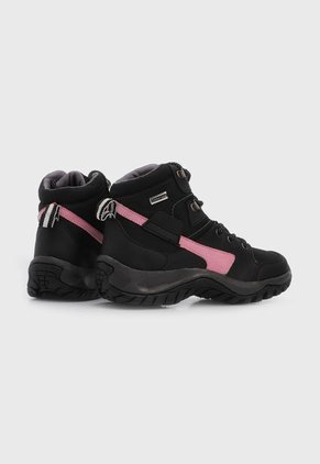 Bota Outdoor Negro-Gris-Rosa Timberlake