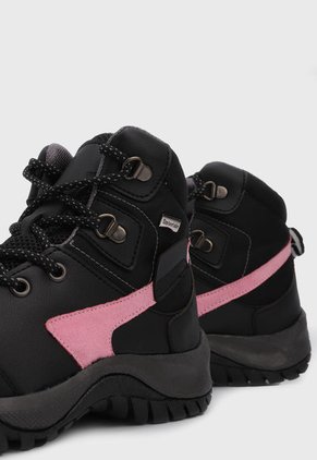 Bota Outdoor Negro-Gris-Rosa Timberlake