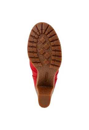 Botín Tacón Medio Rojo TIMBERLAND Glancy