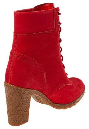 Botín Tacón Medio Rojo TIMBERLAND Glancy