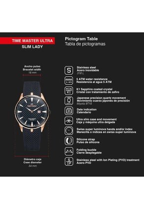 Reloj Time Force Mujer TF5047LRN-01